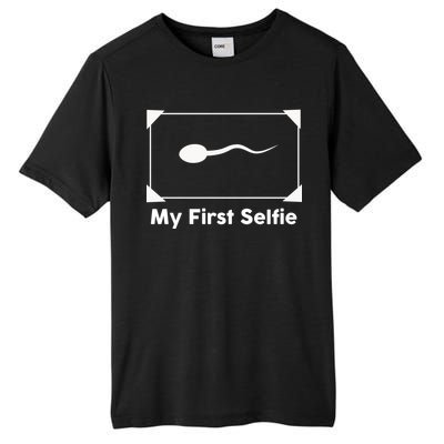 My First Selfie Funny Parody Tall Fusion ChromaSoft Performance T-Shirt