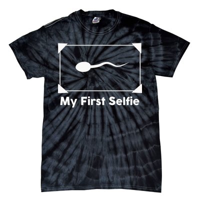 My First Selfie Funny Parody Tie-Dye T-Shirt