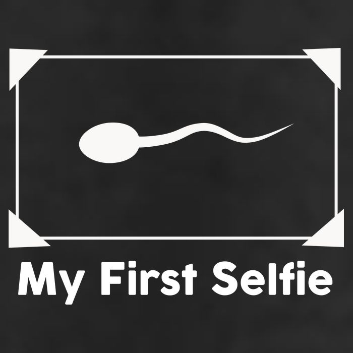 My First Selfie Funny Parody Golf Towel