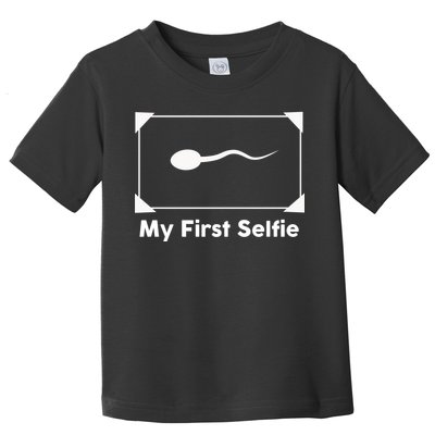 My First Selfie Funny Parody Toddler T-Shirt