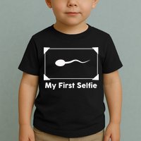 My First Selfie Funny Parody Toddler T-Shirt