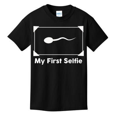 My First Selfie Funny Parody Kids T-Shirt