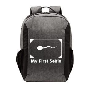 My First Selfie Funny Parody Vector Backpack