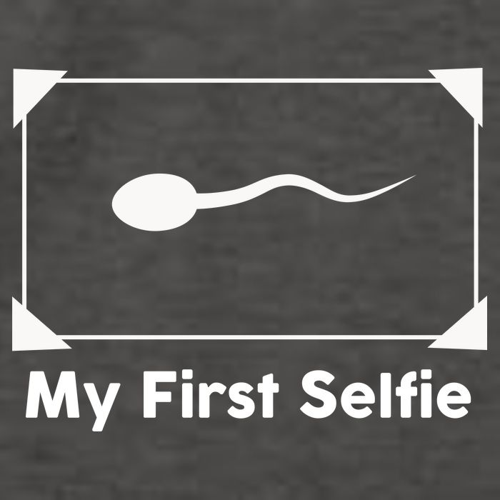 My First Selfie Funny Parody Vector Backpack