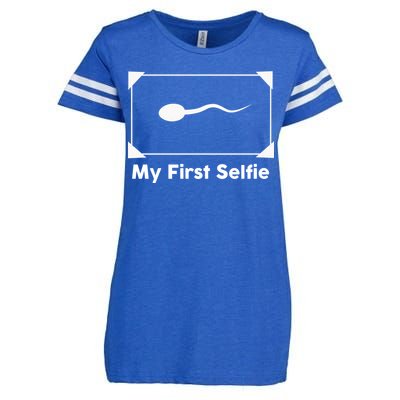 My First Selfie Funny Parody Enza Ladies Jersey Football T-Shirt