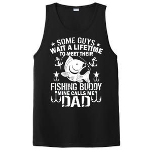 My Fishing Buddy Calls Me Dad PosiCharge Competitor Tank