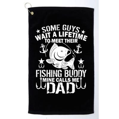My Fishing Buddy Calls Me Dad Golf Towel