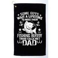 My Fishing Buddy Calls Me Dad Golf Towel