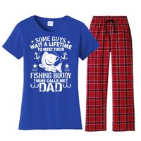 My Fishing Buddy Calls Me Dad Women's Flannel Pajama Set