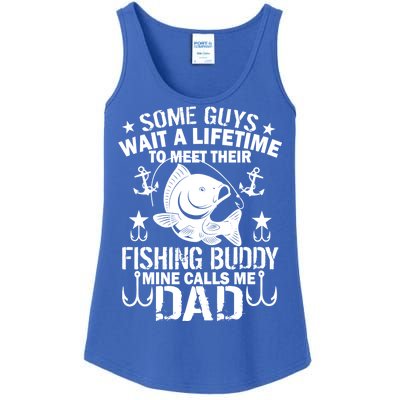 My Fishing Buddy Calls Me Dad Ladies Essential Tank