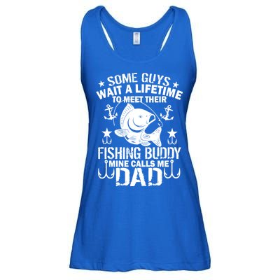 My Fishing Buddy Calls Me Dad Ladies Essential Flowy Tank