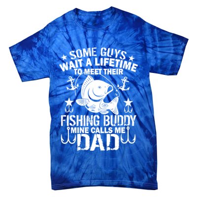 My Fishing Buddy Calls Me Dad Tie-Dye T-Shirt