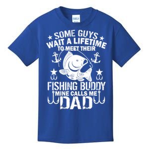 My Fishing Buddy Calls Me Dad Kids T-Shirt