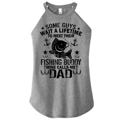 My Fishing Buddy Calls Me Dad Women's Perfect Tri Rocker Tank