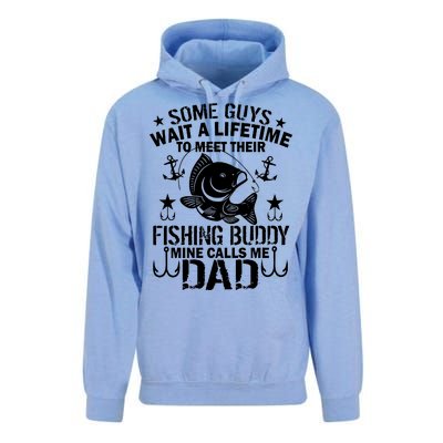 My Fishing Buddy Calls Me Dad Unisex Surf Hoodie