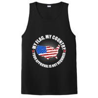 My Flag My Country Your Approval Is Not Required PosiCharge Competitor Tank