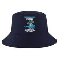 My Four Moods Cranky Coffee Dragon Cool Comfort Performance Bucket Hat
