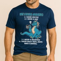 My Four Moods Cranky Coffee Dragon Cooling Performance Crew T-Shirt