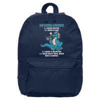 My Four Moods Cranky Coffee Dragon 16 in Basic Backpack