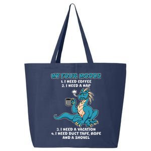 My Four Moods Cranky Coffee Dragon 25L Jumbo Tote