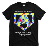 My Friend Has Autism What's Your Friend's Superpower? T-Shirt