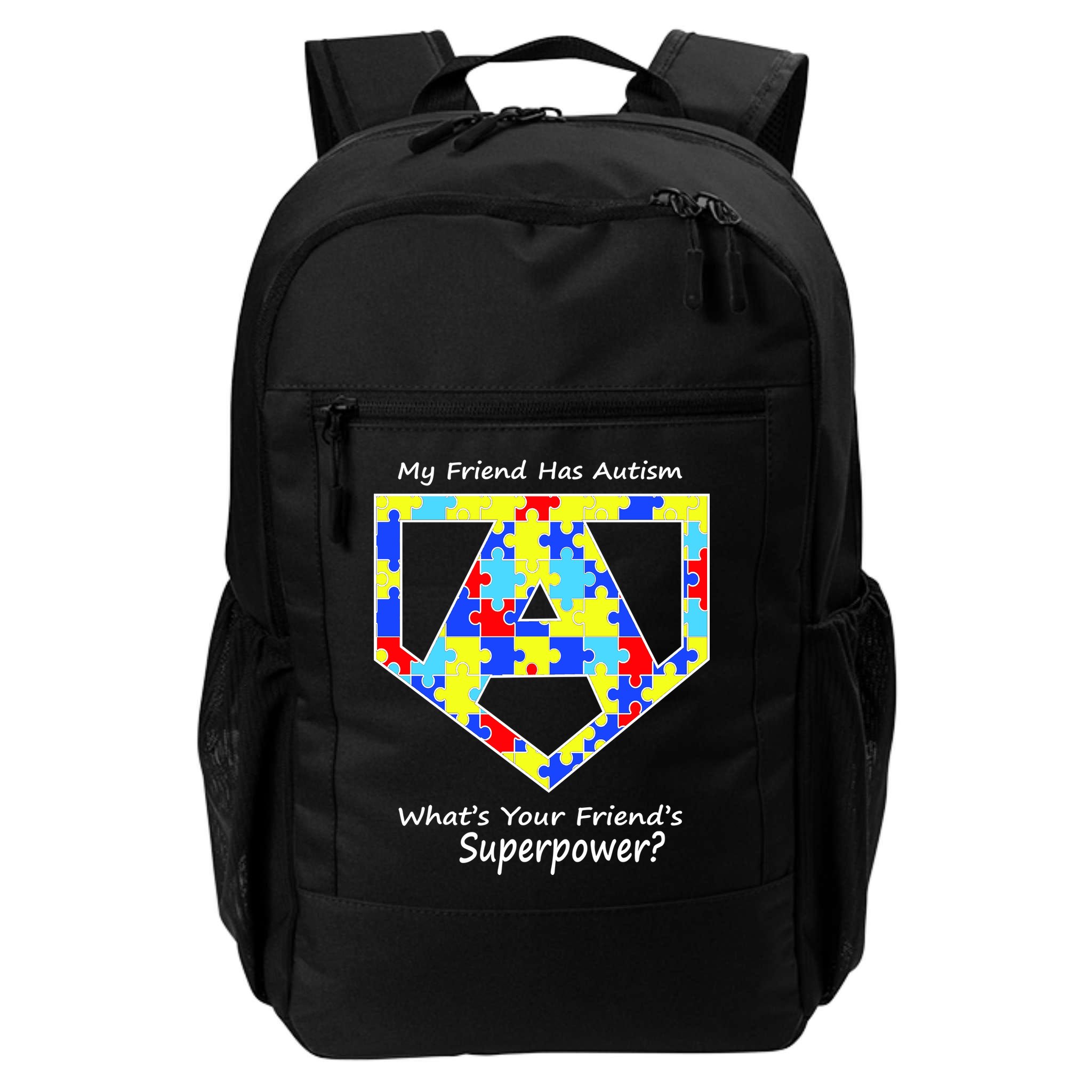 My Friend Has Autism What's Your Friend's Superpower? Backpack