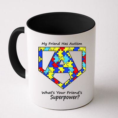 My Friend Has Autism What's Your Friend's Superpower? Mug