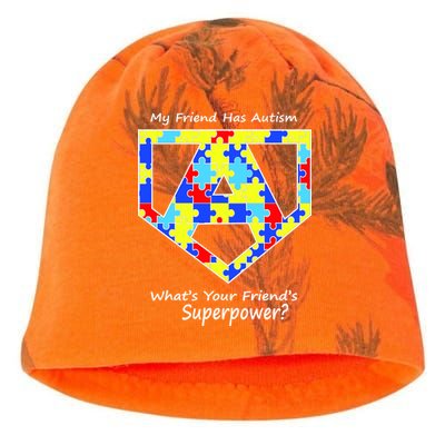 My Friend Has Autism What's Your Friend's Superpower? Kati - Camo Knit Beanie