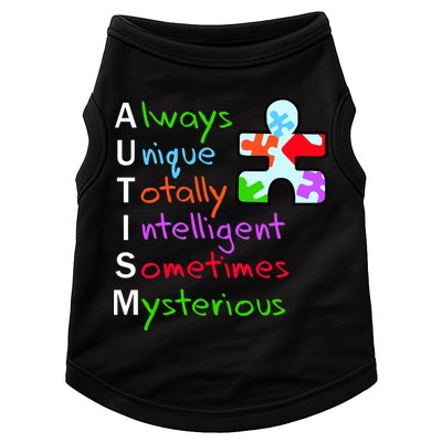 My Gift Is Autism: Always Unique Totally Intelligent Sometime Mysterious Puzzle Doggie Tank