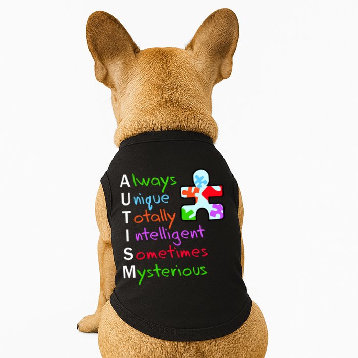 My Gift Is Autism: Always Unique Totally Intelligent Sometime Mysterious Puzzle Doggie Tank