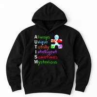 My Gift Is Autism: Always Unique Totally Intelligent Sometime Mysterious Puzzle Hoodie