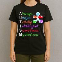 My Gift Is Autism: Always Unique Totally Intelligent Sometime Mysterious Puzzle T-Shirt