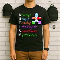 My Gift Is Autism: Always Unique Totally Intelligent Sometime Mysterious Puzzle T-Shirt