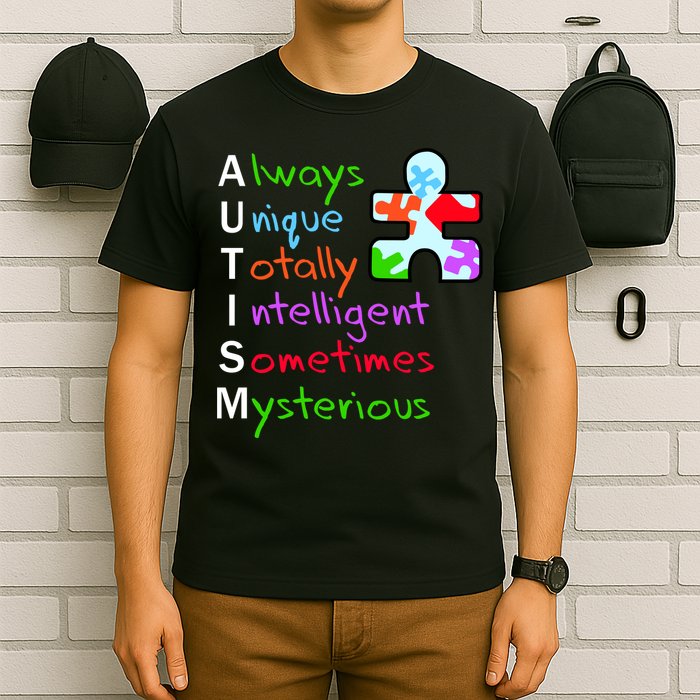 My Gift Is Autism: Always Unique Totally Intelligent Sometime Mysterious Puzzle T-Shirt