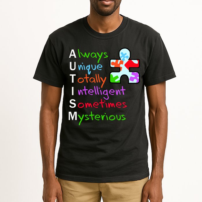 My Gift Is Autism: Always Unique Totally Intelligent Sometime Mysterious Puzzle Tall T-Shirt
