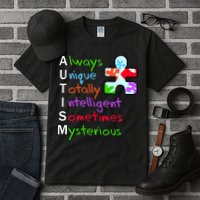 My Gift Is Autism: Always Unique Totally Intelligent Sometime Mysterious Puzzle Tall T-Shirt