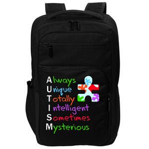 My Gift Is Autism: Always Unique Totally Intelligent Sometime Mysterious Puzzle Impact Tech Backpack