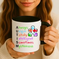 My Gift Is Autism: Always Unique Totally Intelligent Sometime Mysterious Puzzle Mug