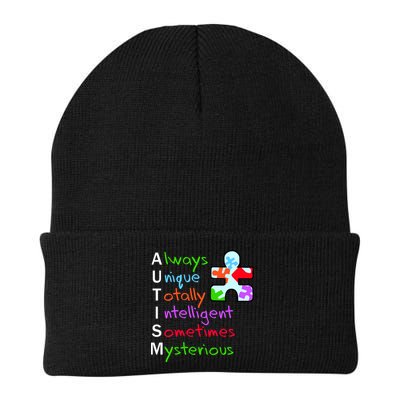 My Gift Is Autism: Always Unique Totally Intelligent Sometime Mysterious Puzzle Beanie
