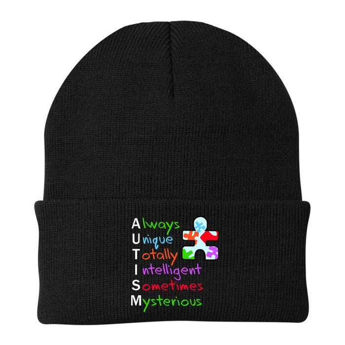 My Gift Is Autism: Always Unique Totally Intelligent Sometime Mysterious Puzzle Beanie