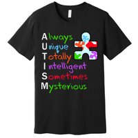 My Gift Is Autism: Always Unique Totally Intelligent Sometime Mysterious Puzzle Premium T-Shirt