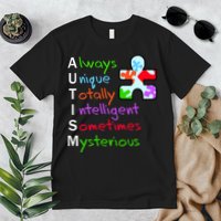 My Gift Is Autism: Always Unique Totally Intelligent Sometime Mysterious Puzzle Premium T-Shirt