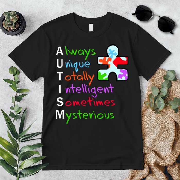 My Gift Is Autism: Always Unique Totally Intelligent Sometime Mysterious Puzzle Premium T-Shirt