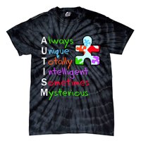 My Gift Is Autism: Always Unique Totally Intelligent Sometime Mysterious Puzzle Tie-Dye T-Shirt