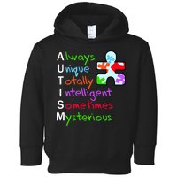 My Gift Is Autism: Always Unique Totally Intelligent Sometime Mysterious Puzzle Toddler Hoodie