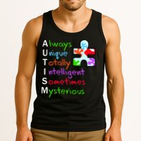 My Gift Is Autism: Always Unique Totally Intelligent Sometime Mysterious Puzzle Tank Top