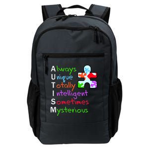 My Gift Is Autism: Always Unique Totally Intelligent Sometime Mysterious Puzzle Daily Commute Backpack