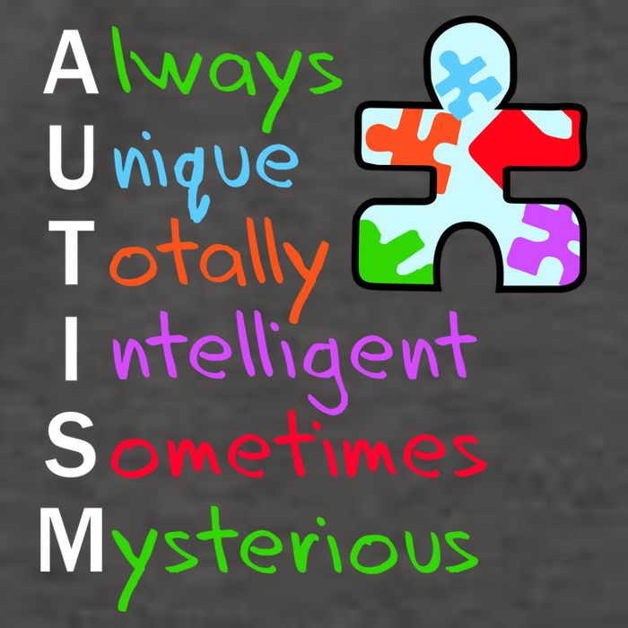 My Gift Is Autism: Always Unique Totally Intelligent Sometime Mysterious Puzzle Vector Backpack