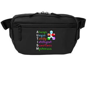 My Gift Is Autism: Always Unique Totally Intelligent Sometime Mysterious Puzzle Crossbody Pack