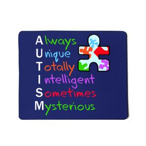 My Gift Is Autism: Always Unique Totally Intelligent Sometime Mysterious Puzzle Mousepad